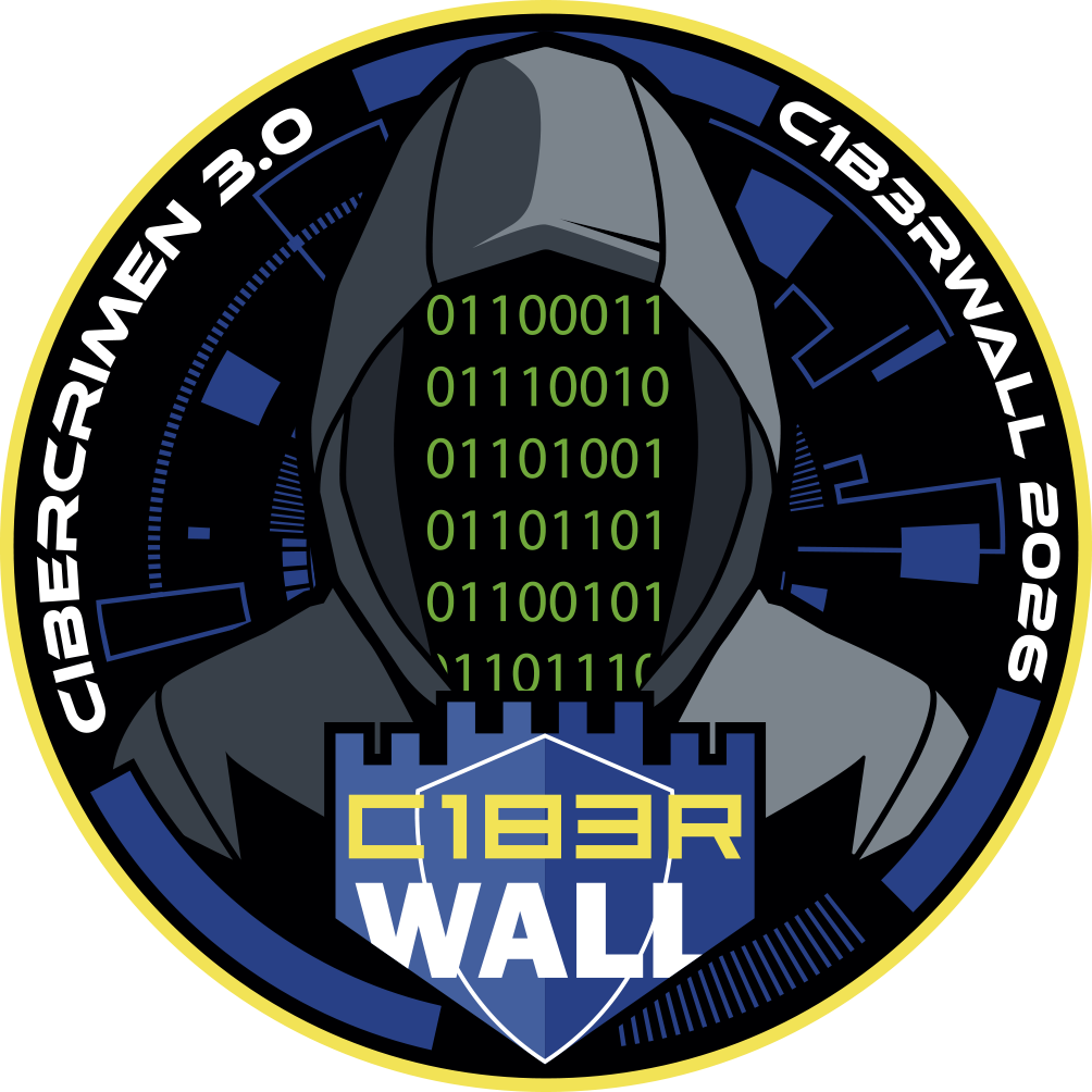 Logotipo del Congreso de C1b3rwall 2026, Cibercrimen 3.0