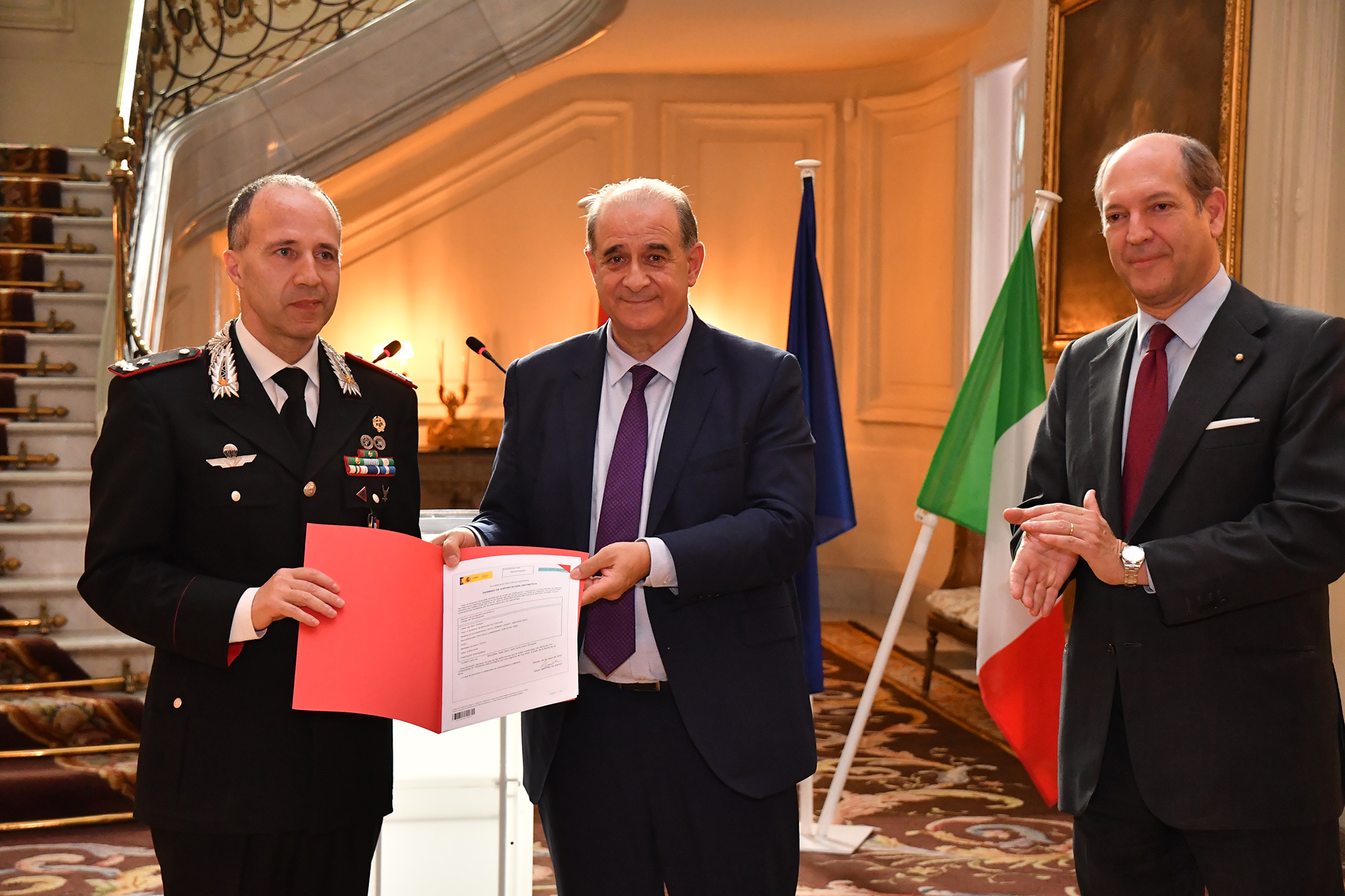 Entrega de las piezas