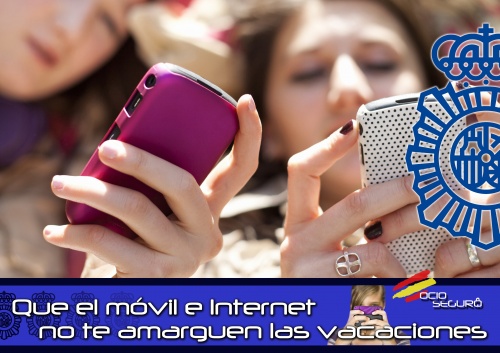 La Policía Nacional lanza una campaña para el buen uso del móvil e Internet por los jóvenes estas vacaciones