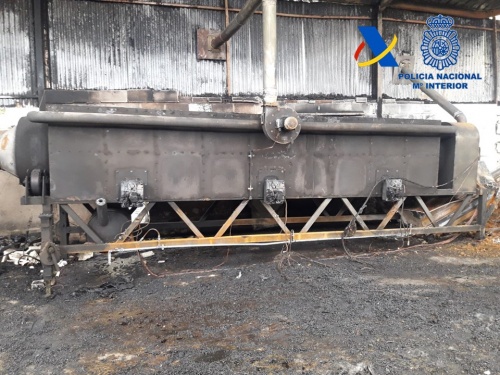 Maquina para la fabricación de tabaco.