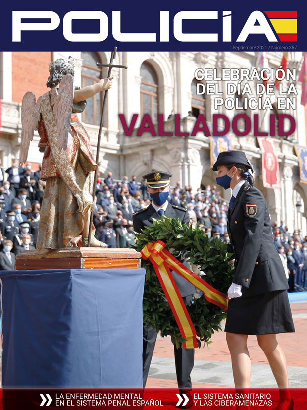 Última portada. Revista Policía nº 357. Celebración del Día de la Policía en Valladolid.
